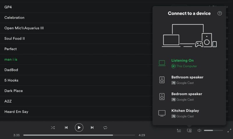 Come usare Spotify su Chromecast