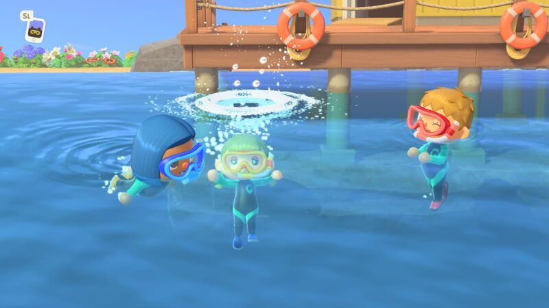 Come nuotare in Animal Crossing: New Horizons