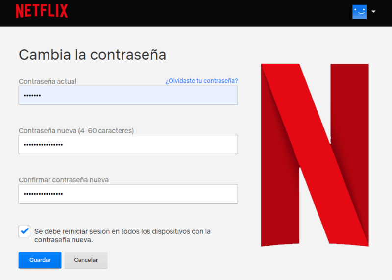 Come cambiare la password di Netflix