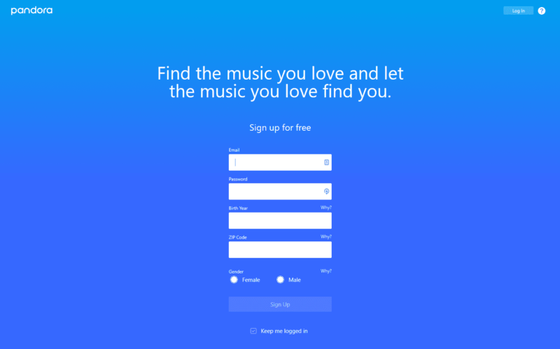 Come impostare un account radio Pandora gratuito
