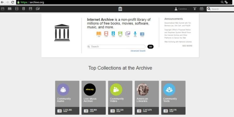 Film e spettacoli televisivi gratuiti da Internet Archive