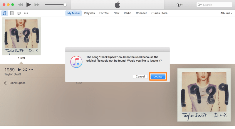 Come risolvere l'errore "Impossibile trovare il file originale" in iTunes