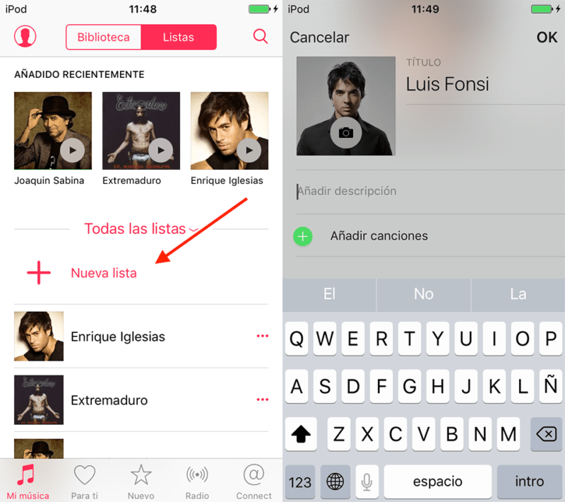 Come creare e usare le playlist sull'iPhone