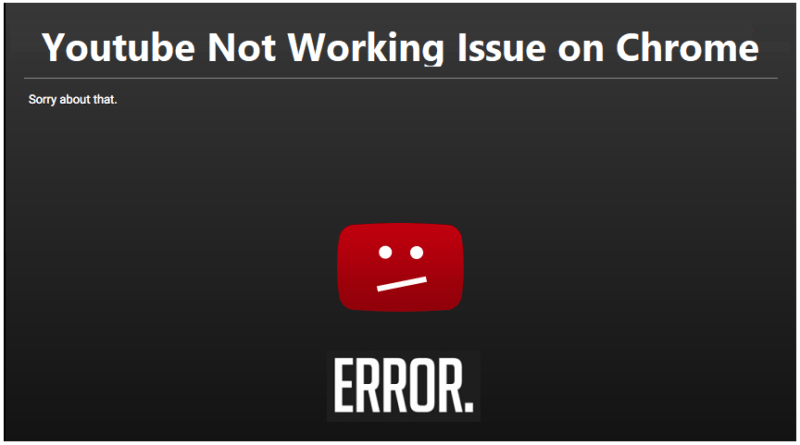 Perché YouTube non funziona?