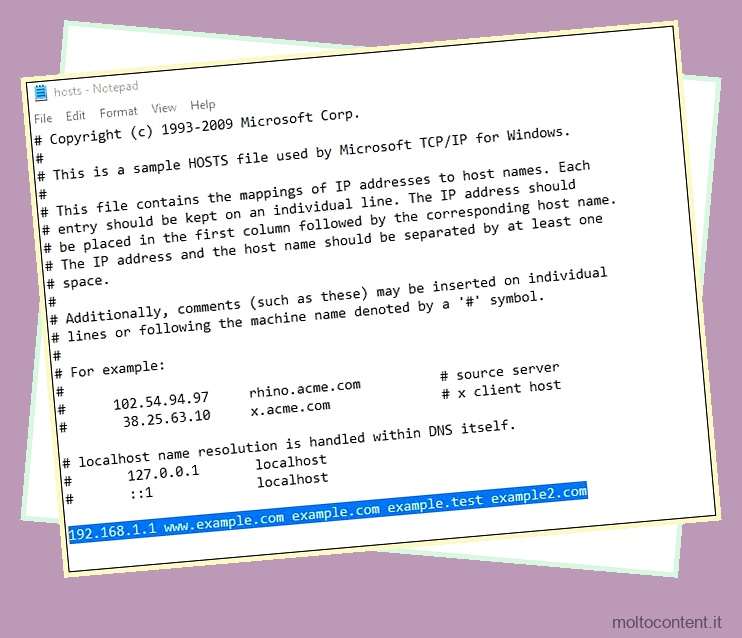 Come modificare il file host su Windows 11